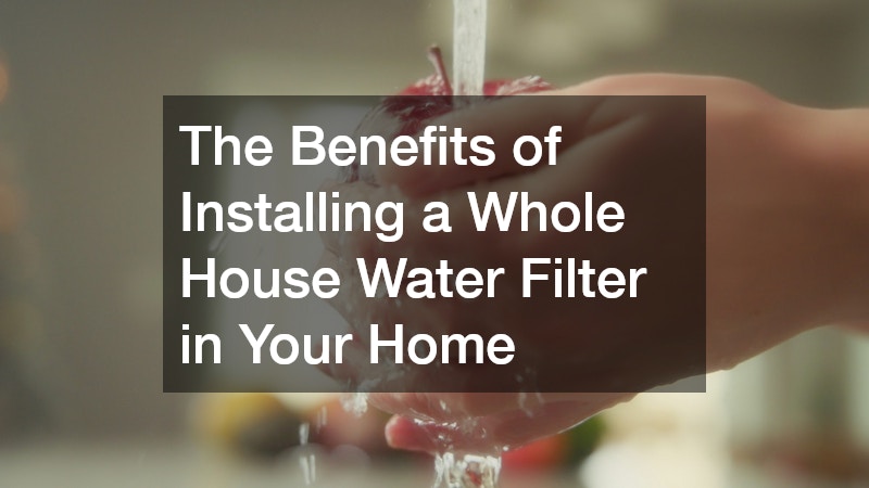 The Benefits of Installing a Whole House Water Filter in Your Home